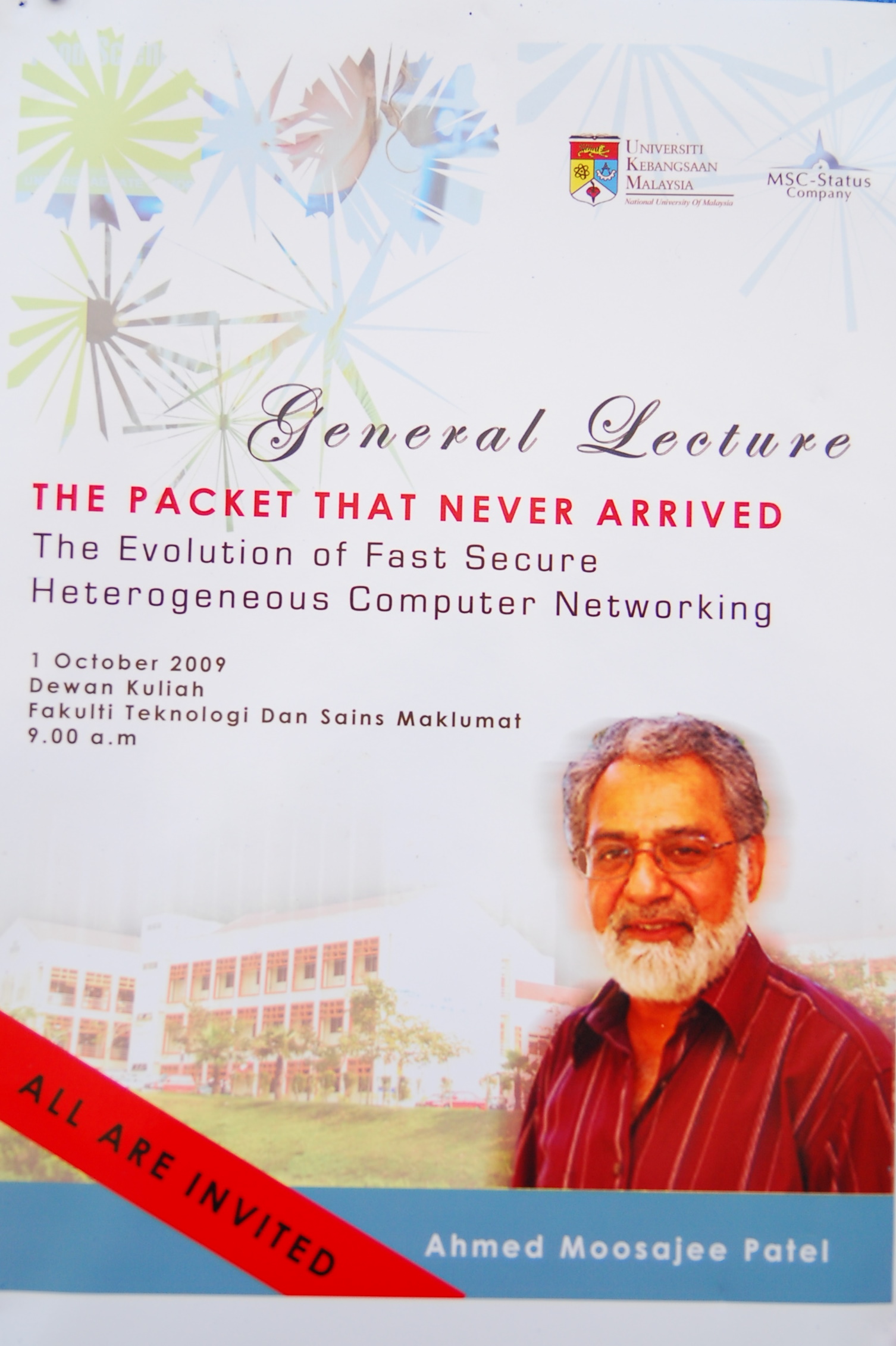 1 Syarahan Umum Prof Ahmad Patel